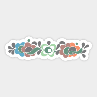 Retro pattern Sticker